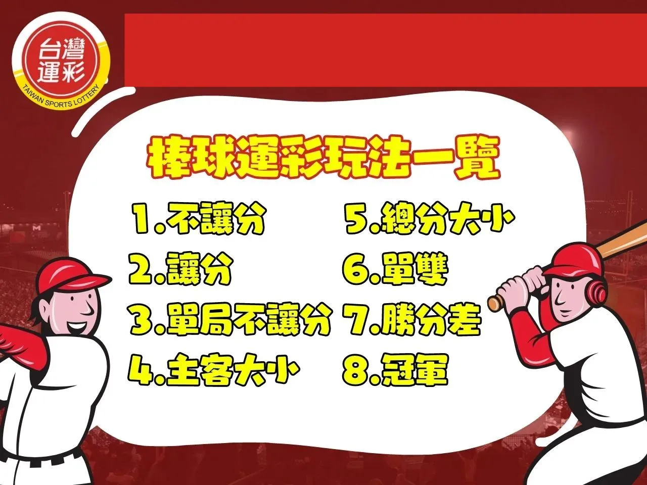 棒球運彩玩法