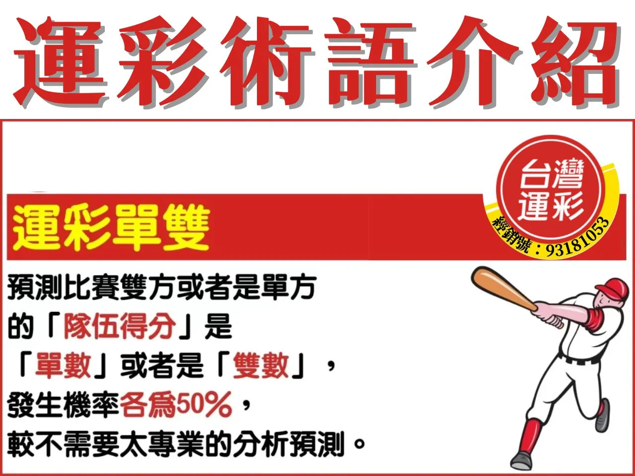 運彩術語介紹