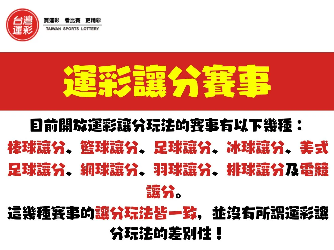 運彩讓分