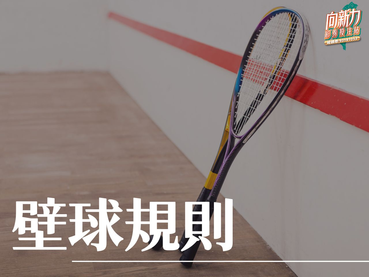 壁球規則 壁球怎麼玩 壁球玩法 台灣運彩玩法 向新力運彩