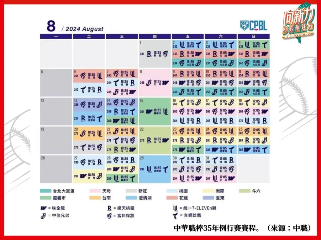 中職開幕 中職2024 2024中職 中華職棒