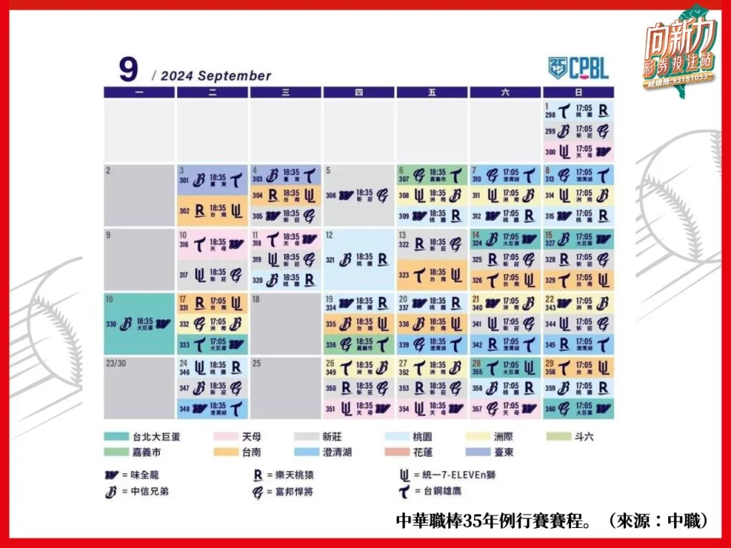 中職開幕 中職2024 2024中職 中華職棒