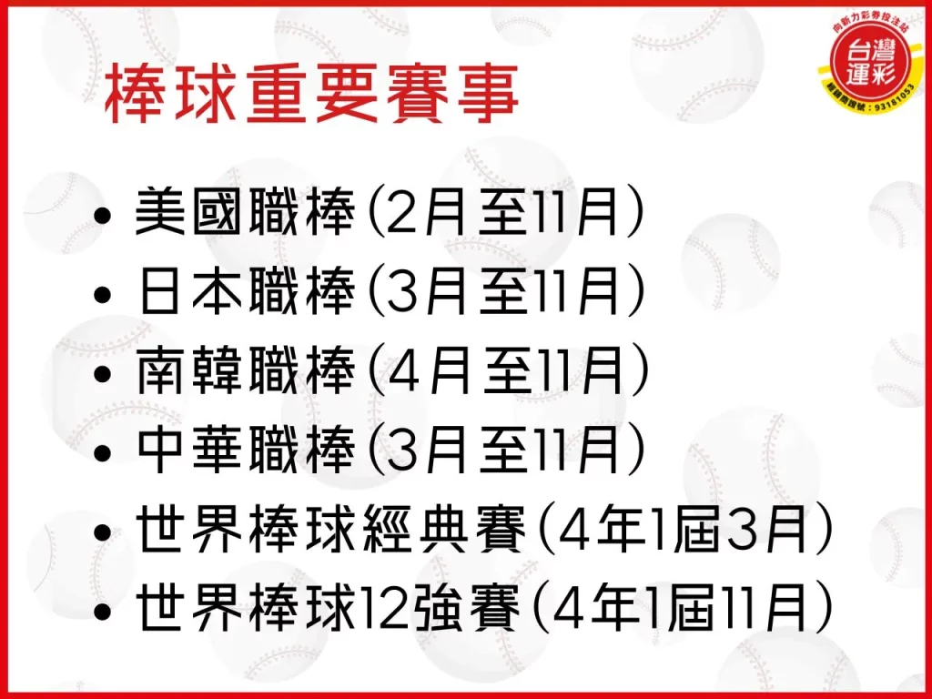 棒球運彩 棒球運彩玩法 棒球運彩投注 運彩投注
