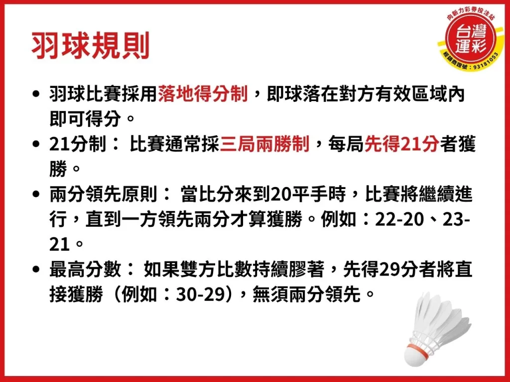 羽球規則 羽球規則懶人包 羽球規則介 羽球規則發球
